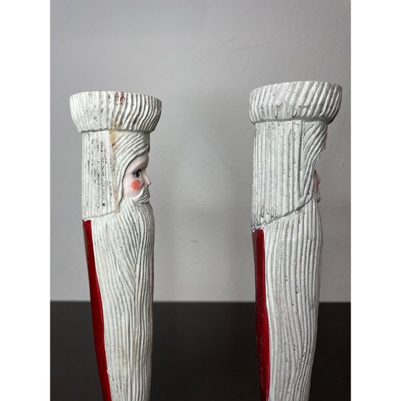 Vintage Christmas Candlesticks Holders Lot of 2 - Picture 3 of 7